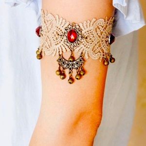 Victorian Lace Bell Arm Cuff